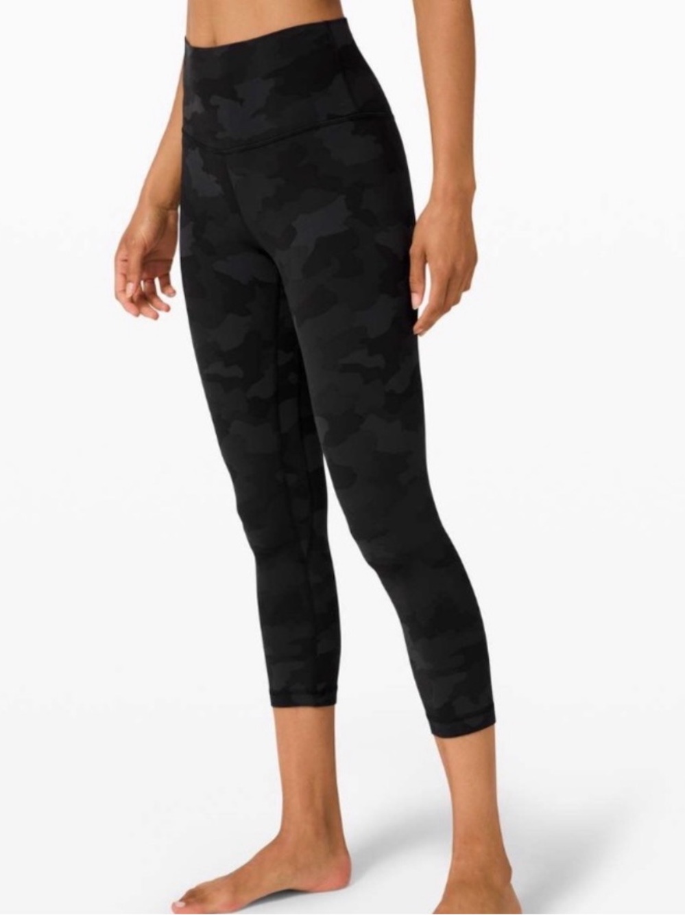 lululemon athletica Dark Camo High-Rise Cropped Leggings Size 2